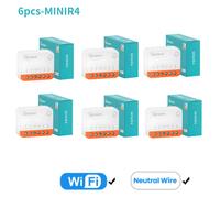 Sonoff-Commutateur Wifi Intelligent Mini R4,Zbmini Inj,Zigbee,Contrôle Bidirectionnel,Maison Intelligente,Nous-Mêmes Avec Alexa Google Home,Yandex Alice Lance Thi - Type Wifi 6pcs