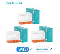 Sonoff-Commutateur Wifi Intelligent Mini R4,Zbmini Inj,Zigbee,Contrôle Bidirectionnel,Maison Intelligente,Nous-Mêmes Avec Alexa Google Home,Yandex Alice Lance Thi - Type Wifi 3pcs