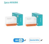 Sonoff-Commutateur Wifi Intelligent Mini R4,Zbmini Inj,Zigbee,Contrôle Bidirectionnel,Maison Intelligente,Nous-Mêmes Avec Alexa Google Home,Yandex Alice Lance Thi - Type Wifi 2pcs
