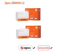 Sonoff-Commutateur Wifi Intelligent Mini R4,Zbmini Inj,Zigbee,Contrôle Bidirectionnel,Maison Intelligente,Nous-Mêmes Avec Alexa Google Home,Yandex Alice Lance Thi - Type Zigbee 2pcs