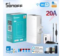 Sonoff-Contrôleur De Maison Intelligente,Commutateur Wifi,Moniteur De Température Et D'humidité,20a Max,Th10,Th16,Version Améliorée,Th Origin - Type 20a Wts01 #A