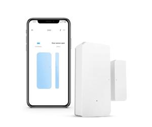 SONOFF DW2 WiFi Capteur de Porte Fenêtr Intelligent sans Fil, Compatible avec Alexa, Google Home, Alarme Maison Envoyer Une Alerte à Votre Smartphone, Aucun Hub Requis