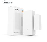 SONOFF DW2-WiFi Détecteur de porte/fenêtre de sécurité sans fil Alarme de sécurité domestique Fonctionne avec eWeLink APP