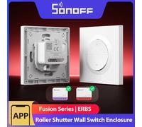 SONOFF ERBS Fusion Series boîtier de commutateur mural pour volet roulant boîte murale ue Compatible boîtier PC ignifuge conception de commutateur à clipser
