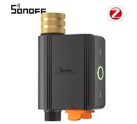 SONOFF SWV-ZFE Hydro ONE Zigbee Minuteur d'arrosage intelligent, entrée en laiton, minuteur d'irrigation à programmation météorologique avec débitmètre pour jardin et pelouse, fonctionne avec Alexa