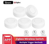 SONOFF - interrupteur sans fil Zigbee SNZB-01P, bouton de contrôle de scène personnalisé pour maison intelligente, fonctionne avec Alexa SmartThings EWeLink, 1 à 10 pièces 6PCS