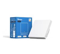 SONOFF M5-1C-86W (Matter) Interrupteur Sans Fil, 86 Type Interrupteur Mural Wifi, 1 Gang Interrupteur Intelligent Compatible avec Alexa/Google Home/Apple Home, Fil Neutre Requis, Clés Physiques, Blanc