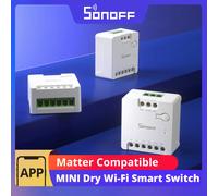 Interrupteur Wifi - SONOFF - MINI-D - 12-48V - Contact Sec - Intérieur