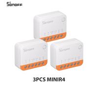 SONOFF MINI R4 WiFi Switch Tech Smart Wi-Fi 2 Voies Smart Home 1-20PCS nous-mêmes R5 S-MATE Contrôle Sans Fil Alexa Google Home - Type 3PCS SONOFF MINIR4