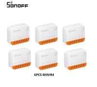 SONOFF MINI R4 WiFi Switch Tech Smart Wi-Fi 2 Voies Smart Home 1-20PCS nous-mêmes R5 S-MATE Contrôle Sans Fil Alexa Google Home - Type 6PCS SONOFF MINIR4