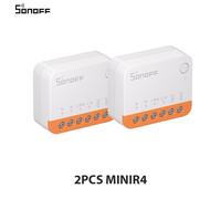 SONOFF MINI R4 WiFi Switch Tech Smart Wi-Fi 2 Voies Smart Home 1-20PCS nous-mêmes R5 S-MATE Contrôle Sans Fil Alexa Google Home - Type 2PCS SONOFF MINIR4