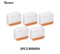 SONOFF MINI R4 WiFi Switch Tech Smart Wi-Fi 2 Voies Smart Home 1-20PCS nous-mêmes R5 S-MATE Contrôle Sans Fil Alexa Google Home - Type 5PCS SONOFF MINIR4