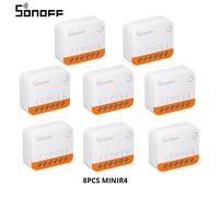 SONOFF MINI R4 WiFi Switch Tech Smart Wi-Fi 2 Voies Smart Home 1-20PCS nous-mêmes R5 S-MATE Contrôle Sans Fil Alexa Google Home - Type 8PCS SONOFF MINIR4