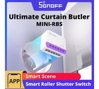 SONOFF MINI-RBS Matter Module de commutateur de rideau WIFI intelligent pour stores roulants contrôle précis des pourcentages fonctionne avec Alexa Google Home MINI-RBS (4 pack)
