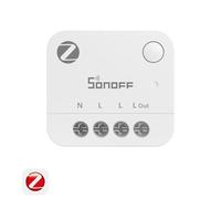 SONOFF MINI-ZB1GP, MINI PM, Zigbee 3.0, compteur d'énergie intelligent, hub Zigbee requis, conducteur neutre nécessaire, mesure du courant, compatible avec Home Assistant, 16 A