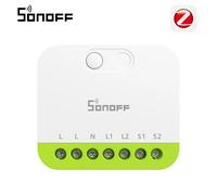 SONOFF MINI-ZB2GS MINI DUO Interrupteur intelligent Zigbee 2 voies, petit et sûr, contrôle double charge, prend en charge l'interrupteur externe, nécessite un hub Zigbee