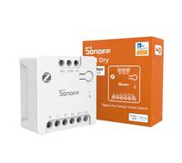 SONOFF MINI-ZBD Zigbee 3.0 Relais à contact sec, entrée AC/DC, compatible avec les hubs Zigbee, fonctionne avec Alexa et Google Home, relais intelligent pour porte de garage, chauffe-eau, moteurs DC