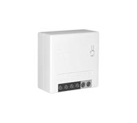SONOFF MINIR2 Interrupteur Connecté WiFi, 2 Voies interrupteur Sans Fil, Commutateur Intelligent Compatible avec Alexa/Google Home, Contrôle à Distance, Commande Vocale, Mode DIY, 10A/2200W
