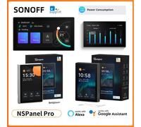 SONOFF NSPanel Pro 120 Type panneau de commande pour maison intelligente consommation d'énergie thermostst intelligente Module de commutation à monter soi-même via Alexa google home NSPanel120PB