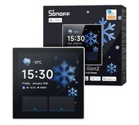 SONOFF NSPanel Pro Gen2 Panneau de Contrôle Intelligent avec Relais | Zigbee Hub & Matter Bridge, Thermostat, Alarme, WiFi 2.4/5 GHz, Commande Vocale Alexa, Google, Apple, Home Assistant
