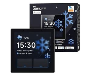 SONOFF NSPanel Pro Gen2 Panneau de Contrôle Intelligent avec Relais | Zigbee Hub & Matter Bridge, Thermostat, Alarme, WiFi 2.4/5 GHz, Commande Vocale Alexa, Google, Apple, Home Assistant