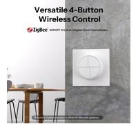 SONOFF Orb 4-en-1 Fusion Series SNZB-01M Bouton Zigbee Scène à une touche Télécommande double protocole Zigbee et eWeLink