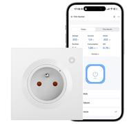 SONOFF Orb Socket (Type-E), Prise Murale Intelligente, Compatible Matter, WiFi 2,4 GHz, Norme UE, 16A, 4000W, Surveillance de l'Énergie, Fonctionne avec Alexa, Google Home, Home Assistant et HomeKit