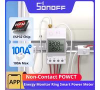 Sonoff Compteur de puissance POWCT – Anneau, ESP32, CT 100A, Sans contact, Alexa IFTTT