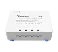 Sonoff Interrupteur connecté POWR3 – WiFi, surveillance d'énergie 25A/5500W, Alexa et Google