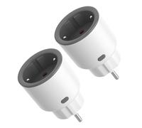 SONOFF S60TPF Prise Intelligente WiFi 16A 2PACK (Type F/E), Prises de Courant, Contrôle à Distance et Programme de Temps via eWeLink APP, Compatible avec Alexa/Google Home, 16A/4000W