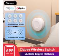 SONOFF SNZB-01P Zigbee Sans Fil Commutateur De Scène Intelligent Commutateur Maison tournesol Contrôle pour eWeLink Andrea Alexa Smartthings SNZB-01P (2 pack)