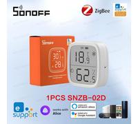 Sonoff Snzb-02d Zigbee Capteur Intelligent Température Humidité Capteur Smart Home Lcd Moniteur En Temps Réel Nous-Mêmes Zbbrige Alexa Google Home - Type 1pcs Snzb-02d