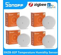 SONOFF SNZB-02P Zigbee capteur intelligent de température et d'humidité capteur domestique intelligence commande vocale à domicile application Micro Link facile 10pcs SNZB-02P