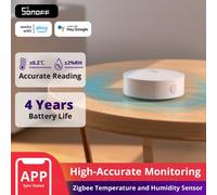 SONOFF SNZB-02P Zigbee Température et Humidité Capteur Smart Home Therye.com Détecteur Fonctionne avec Alexa Google Home Smartthings