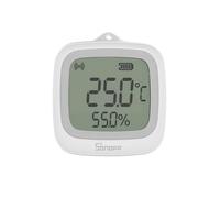 SONOFF SNZB-02WD IP65 Zigbee LCD Capteur Intelligent de Température et d'Humidité, étanche pour Serre/Salle de bain, Surveillance via APP avec Graphiques, Installation Flexible