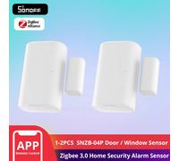 SONOFF SNZB-04P Zigbee capteur de porte fenêtre capteur d'alarme de sécurité à domicile scène intelligente locale fonctionne avec Alexa Google Home ZHA 1/2 pièces