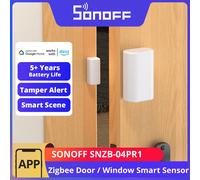 SONOFF SNZB-04PR1 Capteur de porte/fenêtre Zigbee 3.0 avec alerte anti-effraction, contrôle de scène intelligent local, compatible Alexa et Google Home via hub Zigbee