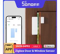 SONOFF SNZB-04PR2 SenseGuard DW Gen2 Capteur de porte/fenêtre Zigbee Sécurité active avec alertes de manigouillage Surveillance par application via ZBBridge-P