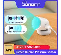 SONOFF Capteur Zigbee SNZB-06P – Radar 5,8 GHz – Alexa/Google/Alice – 1–10 pièces