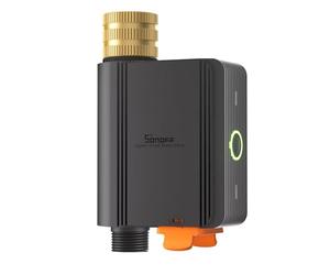 SONOFF SWV-ZFE Hydro ONE Zigbee Minuteur d'arrosage intelligent, entrée en laiton, minuteur d'irrigation à programmation météorologique avec débitmètre pour jardin et pelouse, fonctionne avec Alexa