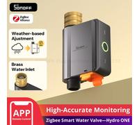 Programmateur d'arrosage SONOFF Automatique avec débitmètre, Minuterie Arrosage Automatique pour Jardin, Nécessite Un ZigBee Hub