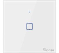 SONOFF T0EU1C Interrupteur mural WiFi Smart - 1 bouton-poussoir