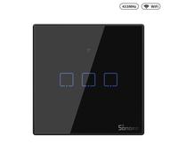 SONOFF T3 EU Noir Wifi Commutateur tactile intelligent 433Mhz RF Télécommande Calendrier via eWeLink