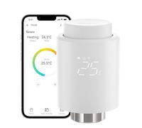SONOFF TRVZB Thermostatique Connectée et Intelligente, ZigBee 3.0 Vanne Thermostatique Radiateur, Contrôle Vocal, Détection de Fenêtre, Compatible avec Alexa/Home Assistant, Requiert Le Hub Zigbee