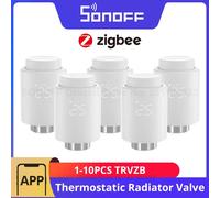 SONOFF TRVZB Zigbee - vanne de radiateur thermostatique, pour maison intelligente, application eWeLink, télécommande, fonctionne avec SONOFF ZB Bridge-P, 1 à 6 pièces 1PCS TRVZB