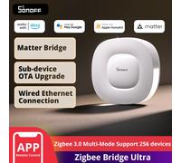 SONOFF-ZB Bridge U Ultra Smart Matter Gateway, prise en charge multimode, 3.0 appareils, fonctionne avec Alexa, Apple Home, Zigbee 256