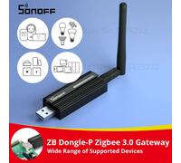 SONOFF-ZB Dongle-P Zigbee 3.0 USB Dongle Plus, passerelle universelle, prise en charge via ZHA ou Zigbee2MQTT, série Macoff Zigbee ZBDongleP avec câble