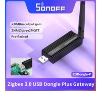 SONOFF ZBDongle Zigbee 3.0 passerelle USB ZBDongle Plus universelle via ZHA ou Zigbee2MQTT prise en charge des capteurs Sonoff ZBMINI S26R2ZB SNZB