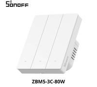 Sonoff ZBM5-80W Interrupteur Intelligent Zigbee 1/2/3 Boutons Alexa eWeLink