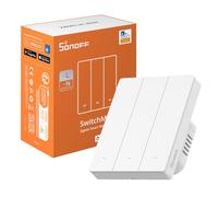SONOFF ZBM5 Interrupteur mural Zigbee à relais, 80-Type, 3 canal, avec ou sans neutre, contrôle à distance via l'application, hub requis
